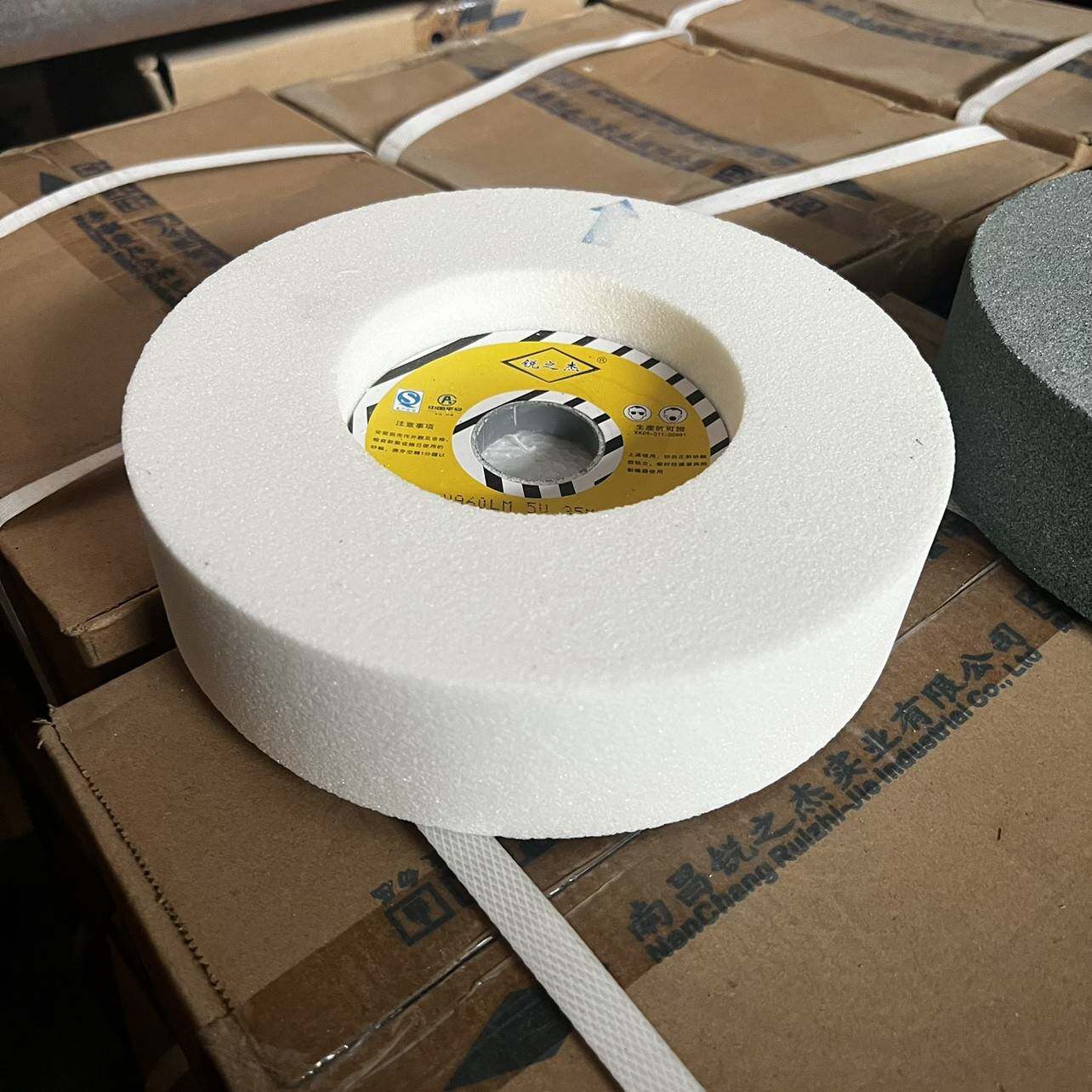 需定制锐之杰200*30*31.75白刚玉单面凹砂轮35 40厚模具台阶砂轮