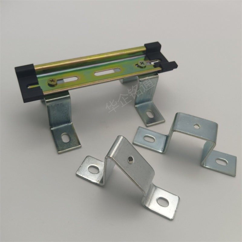 需定制工业标准轨道支架35MMDIN固定安装支架C45 C35导轨斜面平面