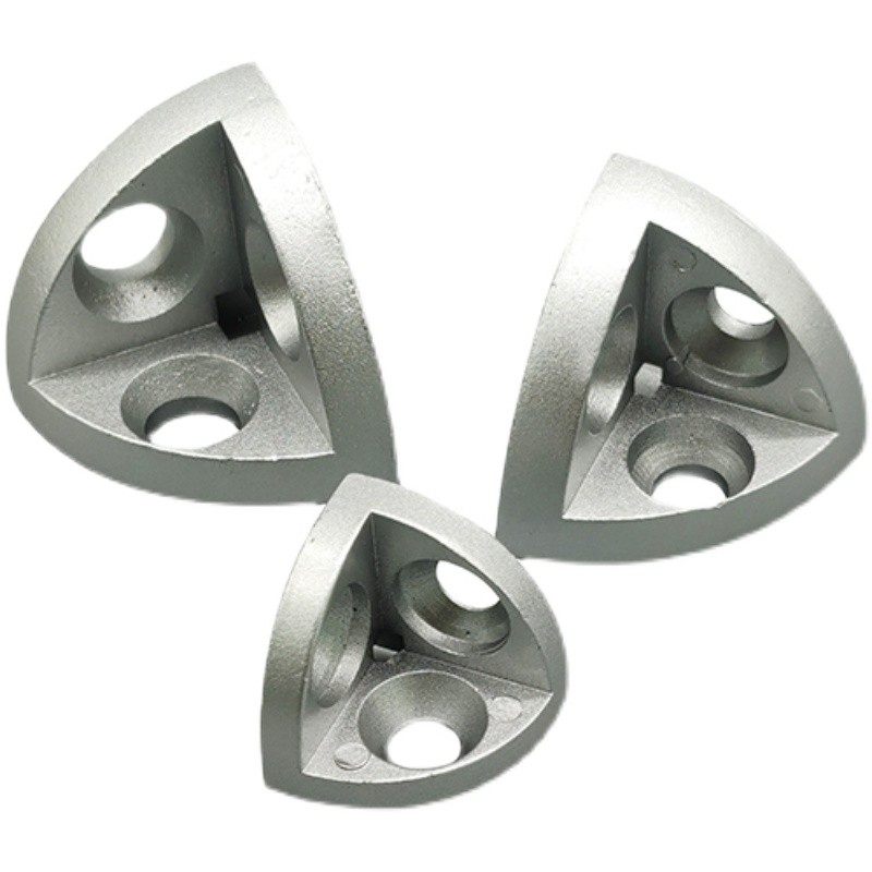 需定制铝型材配件半圆三维连接件3030/4040/4545锌合金ARC52