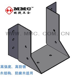 需定制梁托连接件 U型挂件木屋金属配件木结构五金连接件 JUS-189