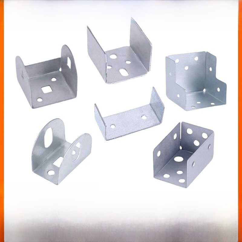 需定制方管连接件u型固定件护栏固定卡扣配件铁支架两包三包内卡