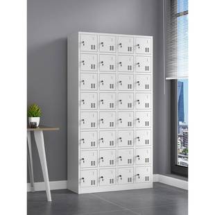 需定制铁皮更衣柜子24门员工储物柜带锁32格碗柜工厂车间鞋柜多门