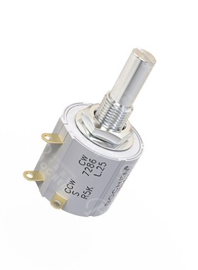 精密多圈电位器 CCW CW S 7286 R2K 10K 20K 50K 100K 2W功率10圈