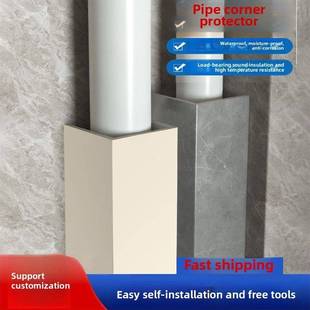 下水管道新材料亚克力板 饰护角袋式 需定制浴室袋式 下水管道堵塞装