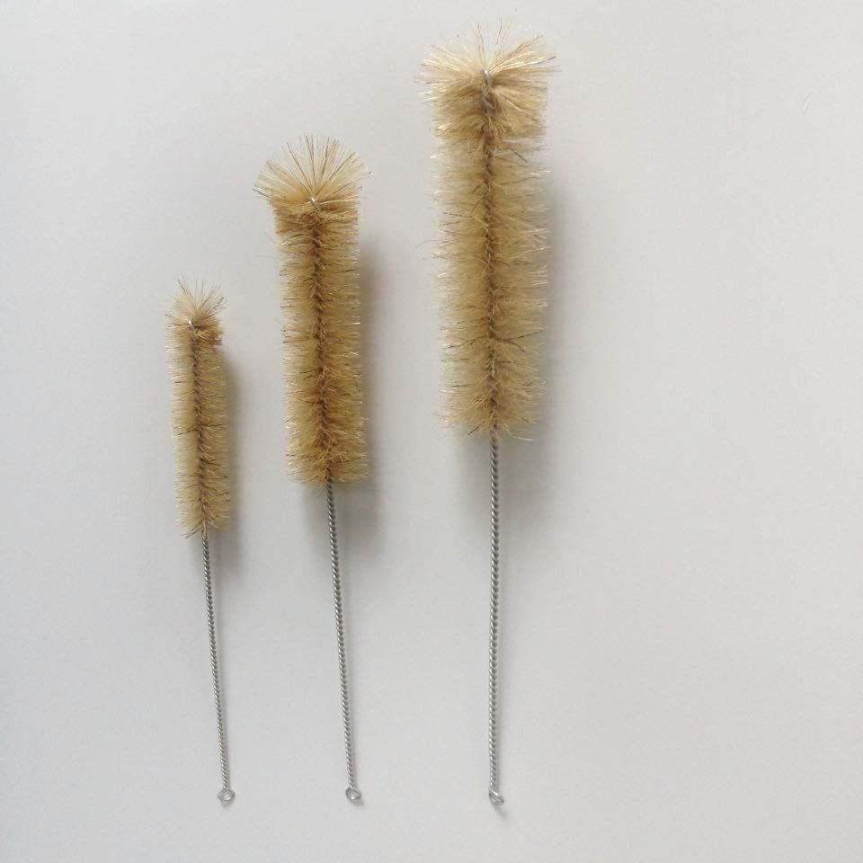 需定制玻璃试管刷毛刷实验室清洗刷加长小中大号 羊毛试管刷猪粽