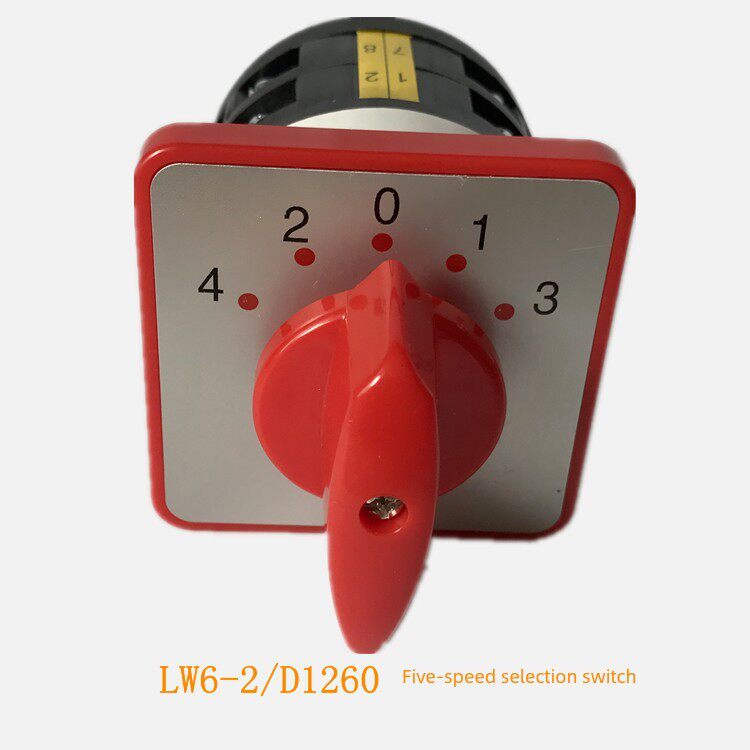 需定制Lw6-2/D1260 5速万能转换开关Lw6-1/B054 3速选择开关