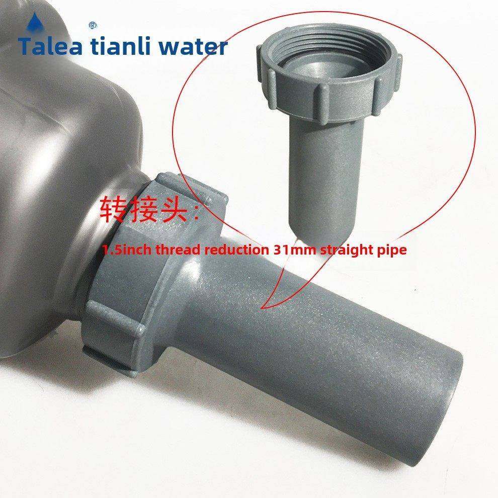 洗菜盆水槽陶瓷盆洗衣池下水器排水管配件45转32长管转接头变径圈