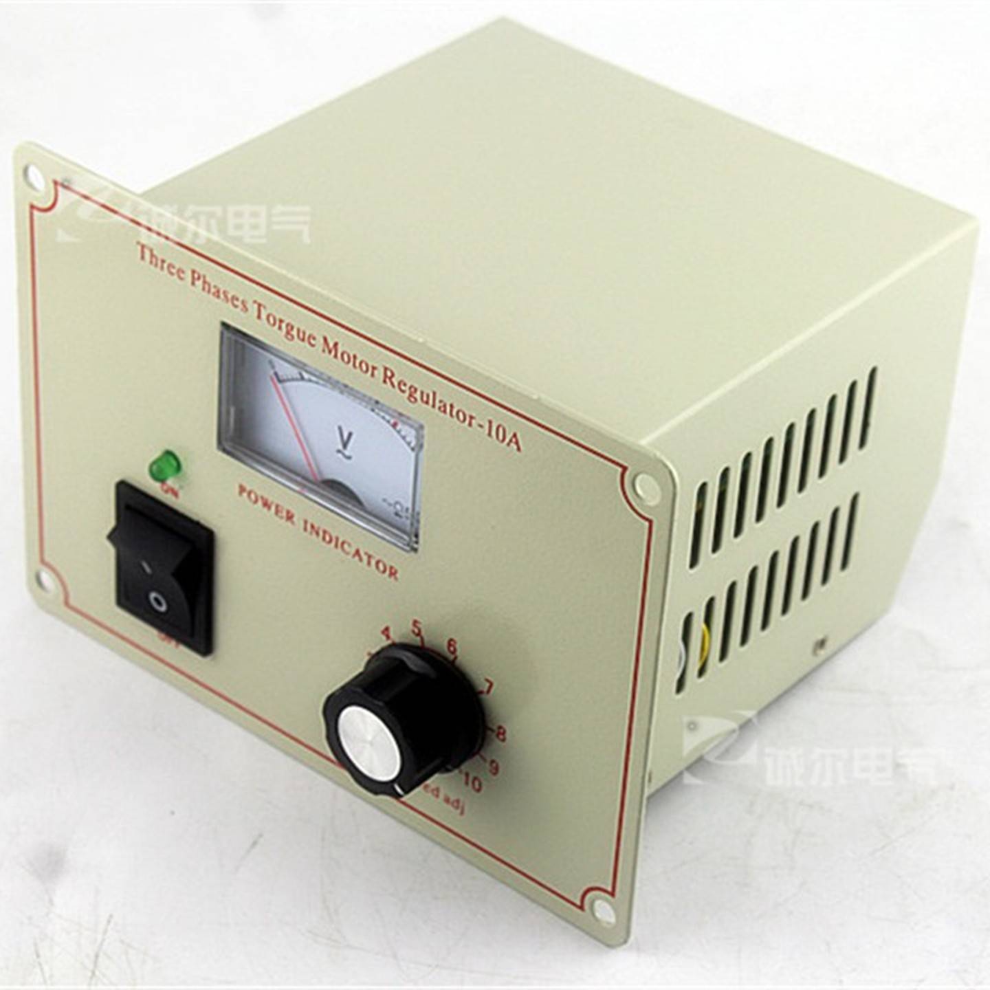 三相力矩电机控制器10A25A带表三相力矩马达调速器380V6A8A力矩表