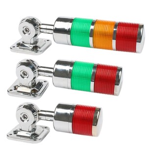 三色多层警示灯方形底Led防水指示灯报警机床24V双色灯塔110V220