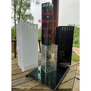 需定制定制侧滤背滤板亚克力pc热弯直角溢流板鱼缸水泵挡板鱼梳隔