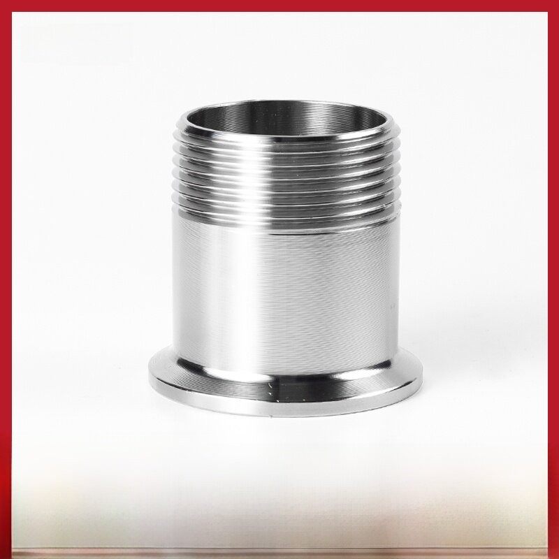 需定制304不锈钢快速安装外线夹外螺纹接头快速连接线扣卡盘快速