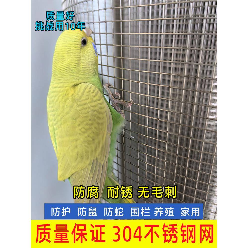 304不锈钢丝网围栏电焊网阳台防护钢丝网加粗加密隔离方格铁丝网