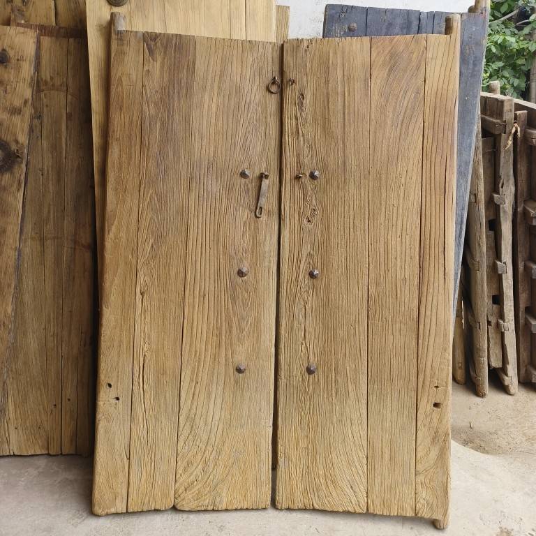 需定制老榆木门板旧木板茶桌餐桌楼梯踏步板吧台护墙板仿古大门加