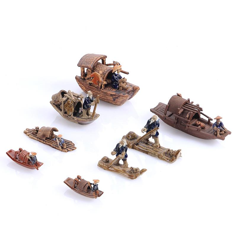 居61920鱼缸造景园艺林盆景沙盘微景观建饰筑模型装小摆家件陶瓷