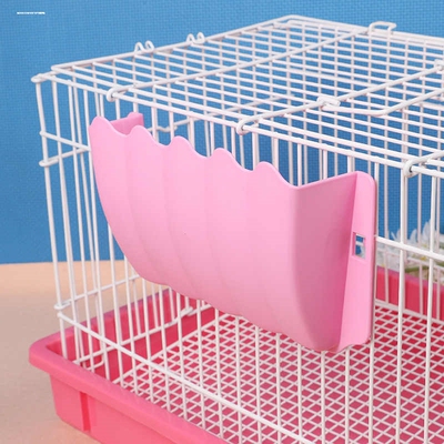 兔子草架兔食盆内外置两用可悬挂固定大容量防卡草二合一盆防跳槽