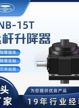 电动RNB-15T丝杆升降器蜗轮灵敏丝杆升降器铸铁材质螺旋升降