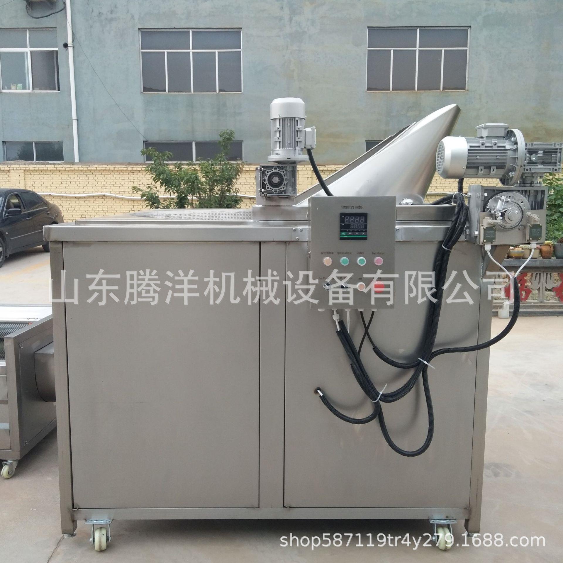 预制菜加工设备全自动肉丸鸡翅鸭脖炸鸡商用油炸锅