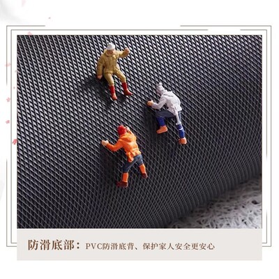 丝圈中古风入户门垫地垫轻奢高级感客厅地毯门口垫子进门防滑脚垫