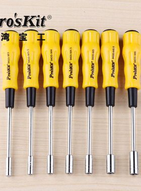 K套筒19-2软螺丝批套筒M4091P0M3-起子40系列宝工台湾柄-外六角M6