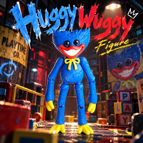 Huggy Wuggy惊悚模型波比游戏时间手办恐怖游戏周边潮玩收藏摆件