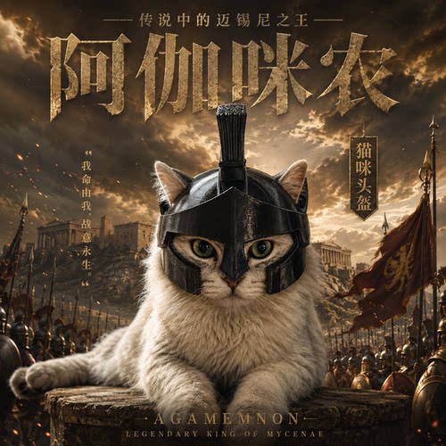 阿伽咪农猫咪COS头盔万圣节