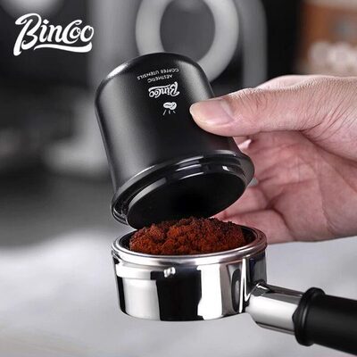 Bincoo咖啡接粉杯黑色意式称豆杯防飞粉落粉杯意式咖啡闻香杯磨砂
