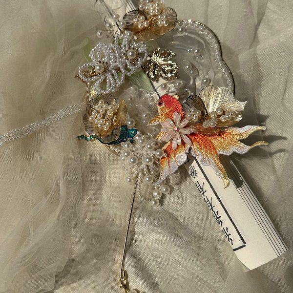 夏日滴胶水扇锦刺绣成品结婚扇子手工水做的扇子晨袍团扇拍摄道具,家居饰品,工艺扇/团扇/喜扇/折扇,淘宝优惠券,粉丝福利购,淘宝优惠卷