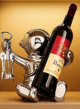 创意陶瓷小鹿桌面摆件轻奢风高档高级H感家居客厅玄关酒柜软装饰