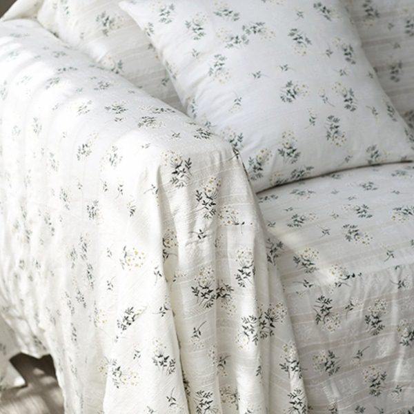 小清新夏季沙发盖布薄款清凉沙发布罩懒人通用单双人沙发套沙发巾