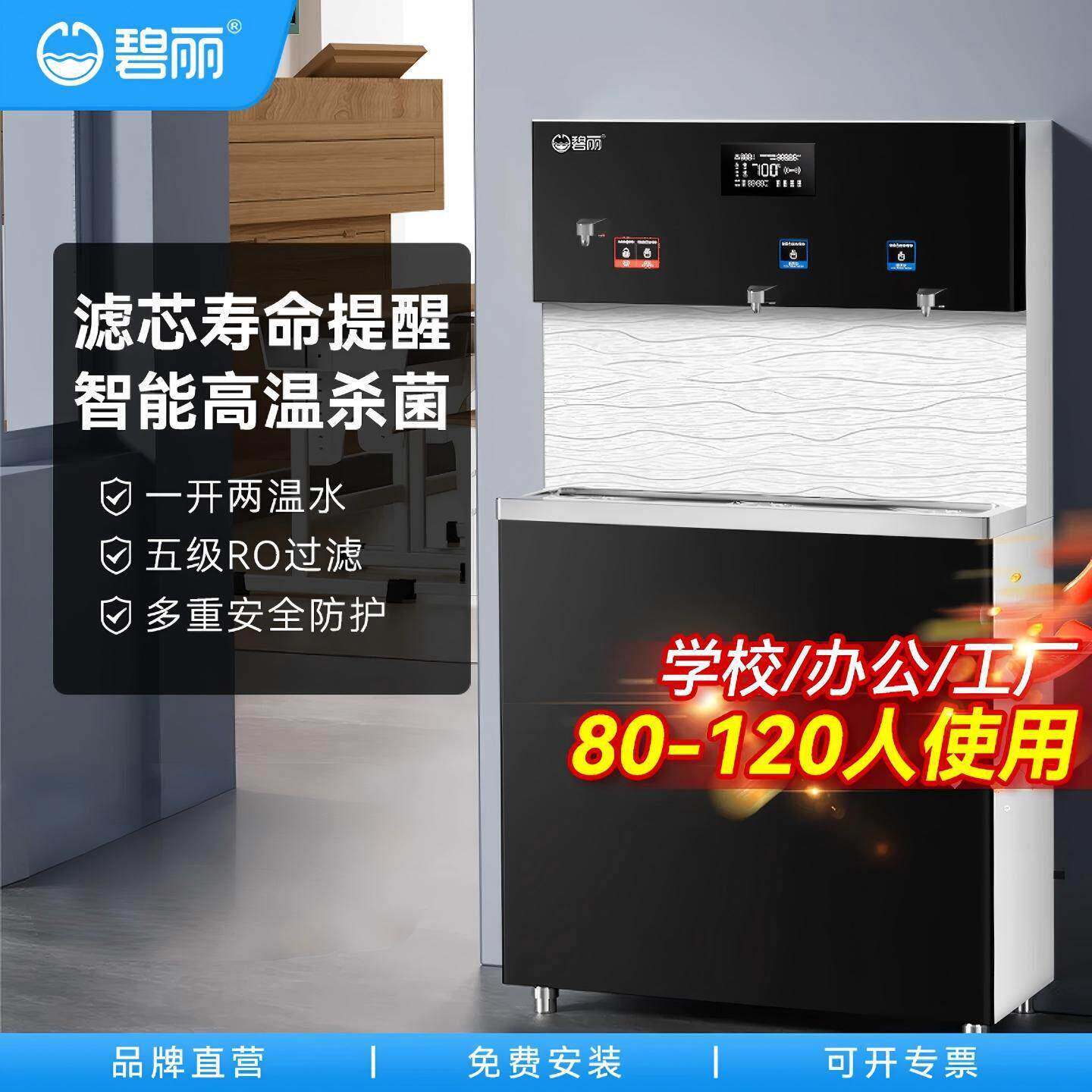 碧丽商用净水器饮水机公室位工厂大流量立式反渗透学校直饮机