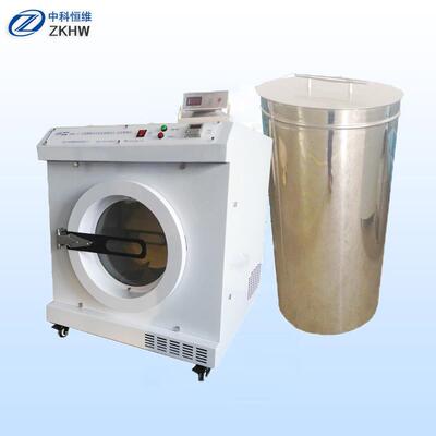 织物摩擦带电电荷量测试仪滚筒摩擦机+法拉第筒+静电电量表带图