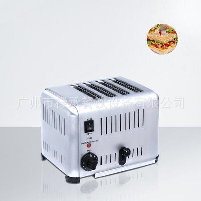 商用四片多士炉台式烤面包机面包片三明治全自动早餐机电热吐司机