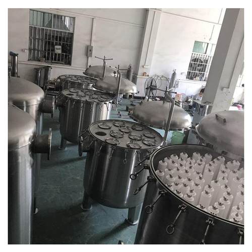 厂家直销不锈钢304袋式过滤器大流量摇臂法兰快装吊环袋式过滤