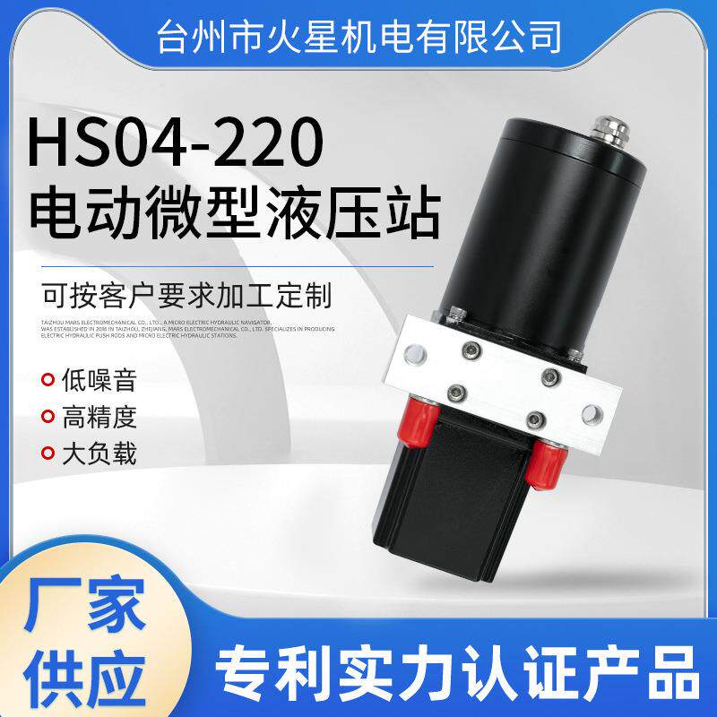 直供直流液压站小型液压动电动微型液压站防水船用液压站HS04-220