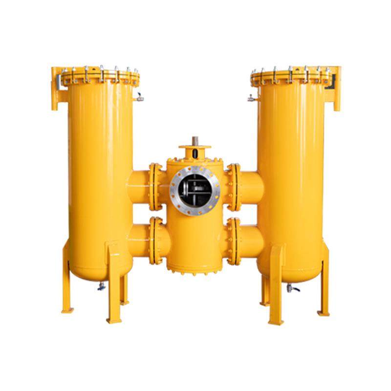 双筒过滤器YLH系列双联切换独立双桶式油过滤器双联切换滤油机