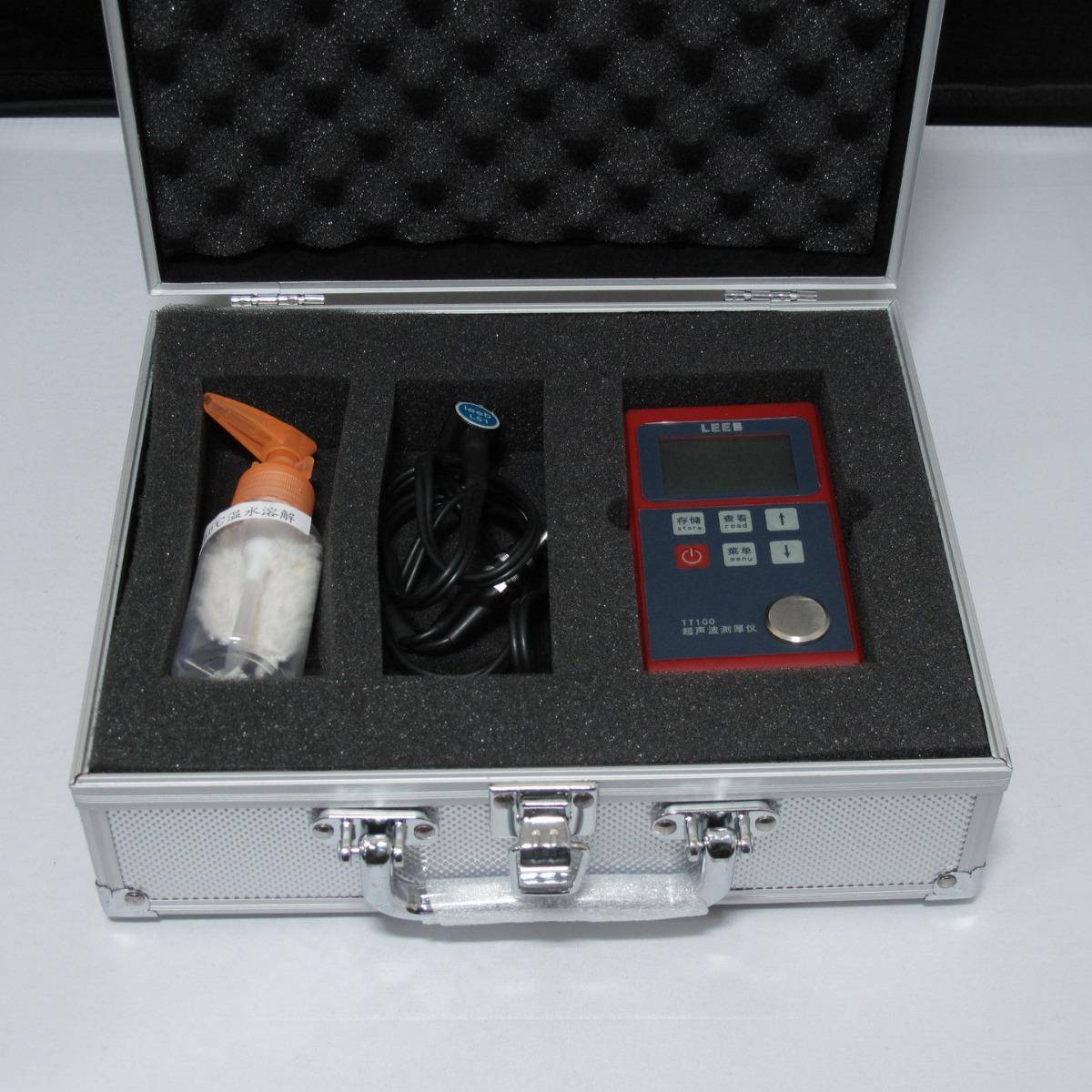 供应广东TT100A超声波测厚仪液晶显示测量厚度值声速自动校准