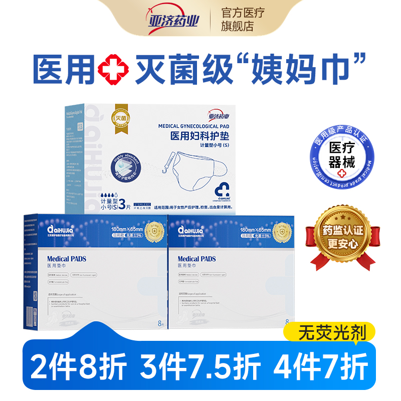医用妇科护垫械字号卫生灭菌级