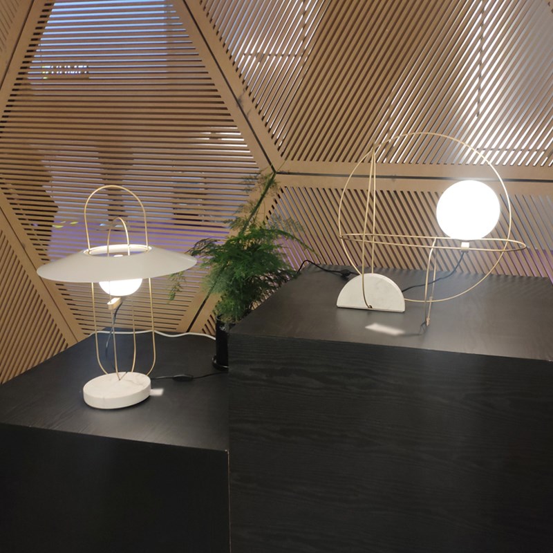 北欧风格个性时尚创意设计会所商场服装店餐厅装饰铁线玻璃球吊灯