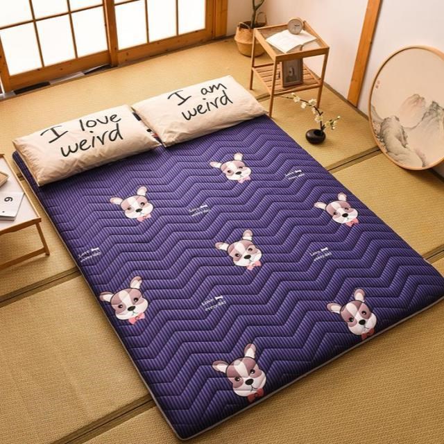 日式榻榻米床垫可折叠打地铺神AA器夏天夏季大人便携单人睡垫可收