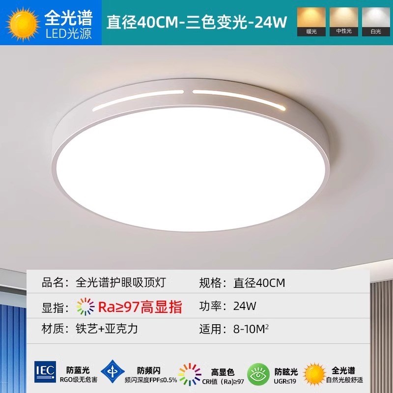 客厅大灯吸顶灯饰轻奢家用大厅主卧室D吊灯具现代简约大气2025新