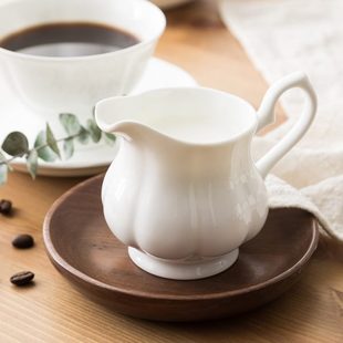 奶缸咖啡配套器具陶瓷奶罐加奶杯奶壶骨瓷欧式 英式 家用奶盅小奶杯