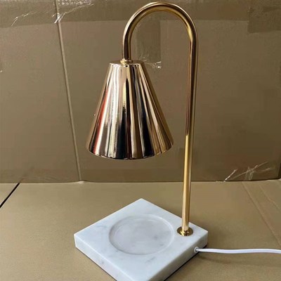 欧洲简约香薰熔蜡灯锻铁木艺术桌面夜灯浪K漫床头灯无火精油熔烛