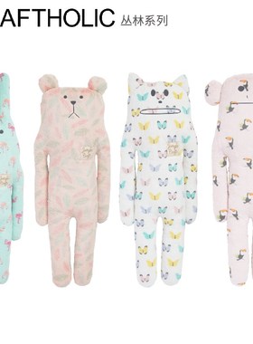 CRAFTHOLIC可爱兔熊毛绒玩具安抚玩偶布娃娃女R孩女生睡觉抱枕公