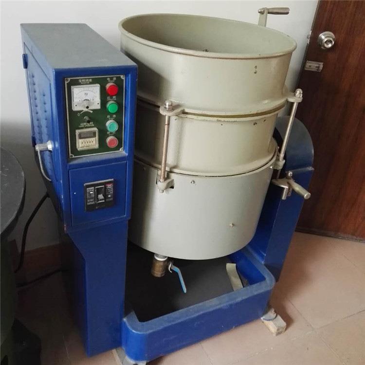 QCS-A变频器调速流动式涡流机自动翻转出料光饰机