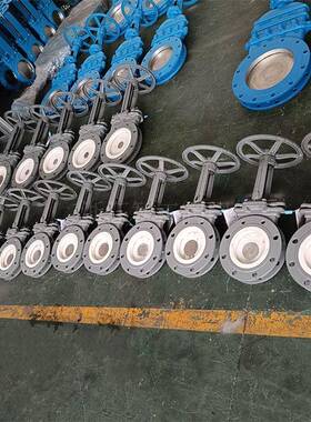 智工手动陶瓷刀闸阀PZ7TC-10C耐磨排渣阀渣浆插板阀