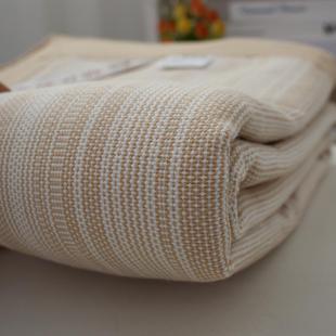 特厚冷感~老粗布凉席三件套亚麻冰凉感加厚粗麻布床单不移位夏季