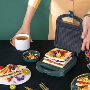 跨境三明治早餐机多功能家用110v伏烤面包机出口美国台湾小家电