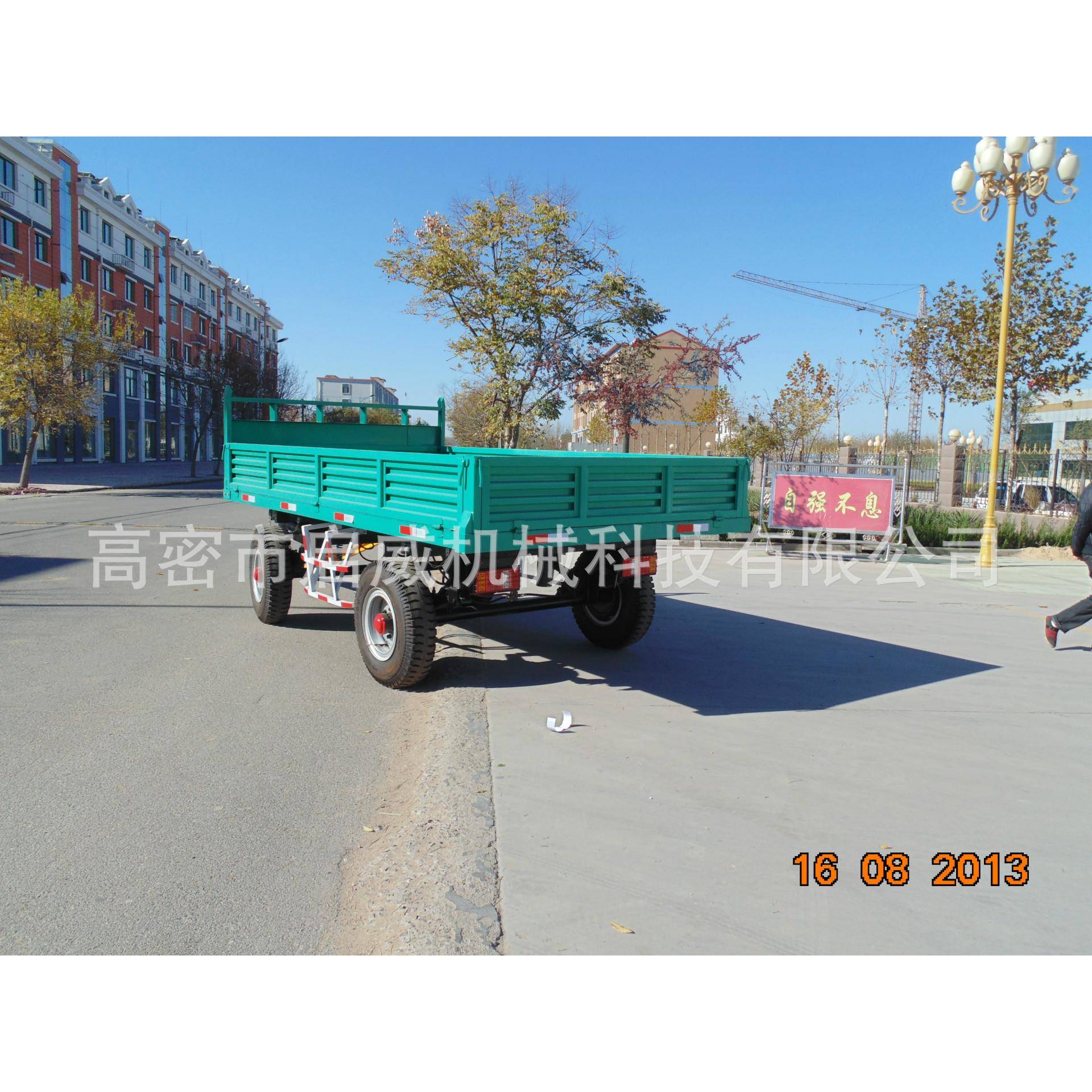 5吨农用挂车厂家自卸平板拖车可按要求厂家供应