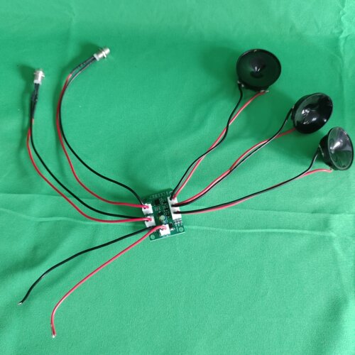 太阳能杀虫灯超声波驱鸟器12V控制板+3个超声波喇叭+2个爆闪灯