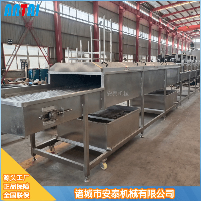 全自动嫩芽蔬菜清洗设备 4000型网带式气泡清洗机 蔬菜筐清洗机